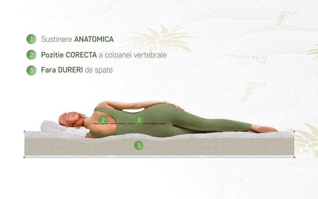 Salteaua Super Ortopedică Aloe Vera Essential 160x200 cm Pareri si Info Utile